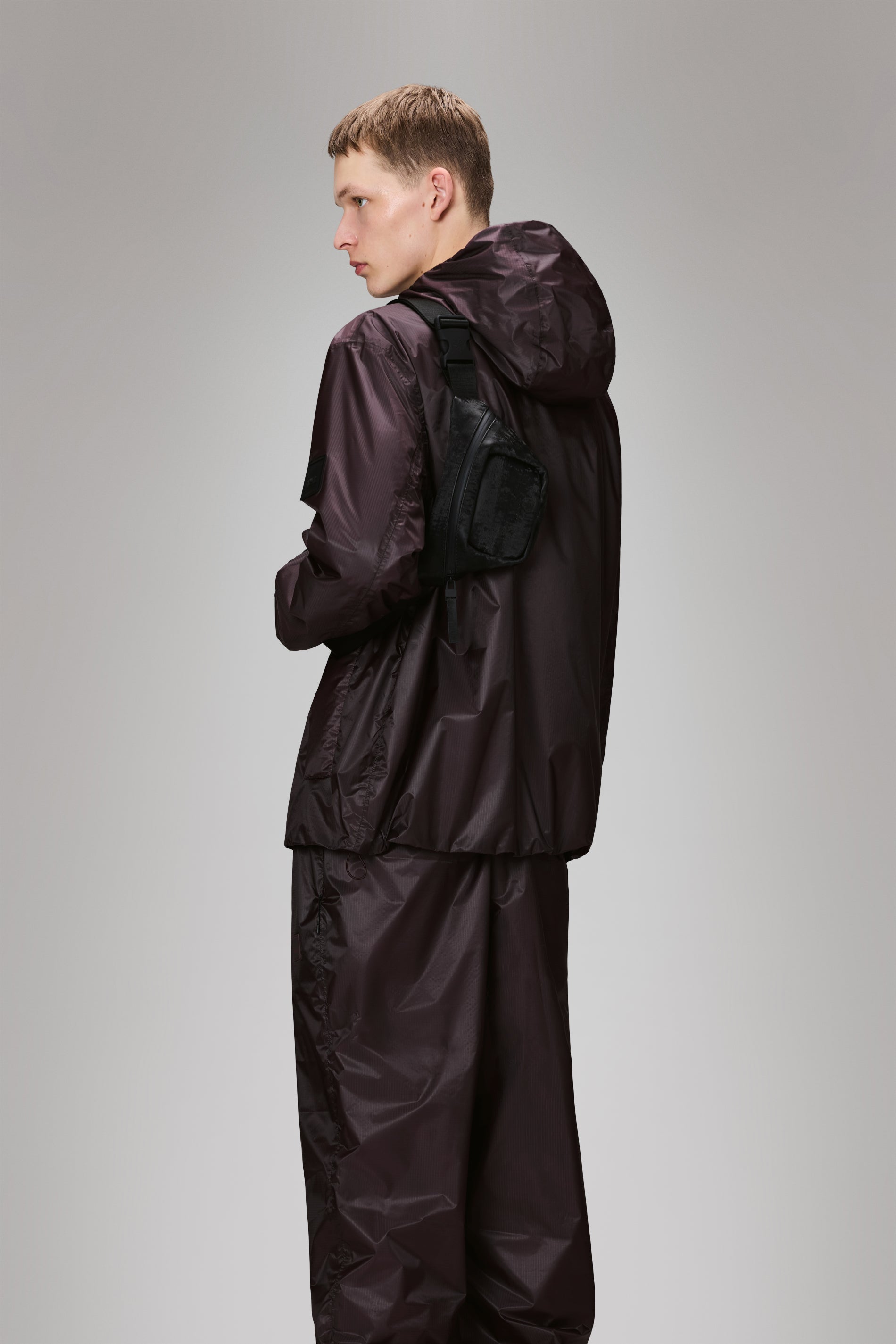 RAINS Bum Bag Micro Coal 0.70L H12 x D4 x W24 cm Bum bag