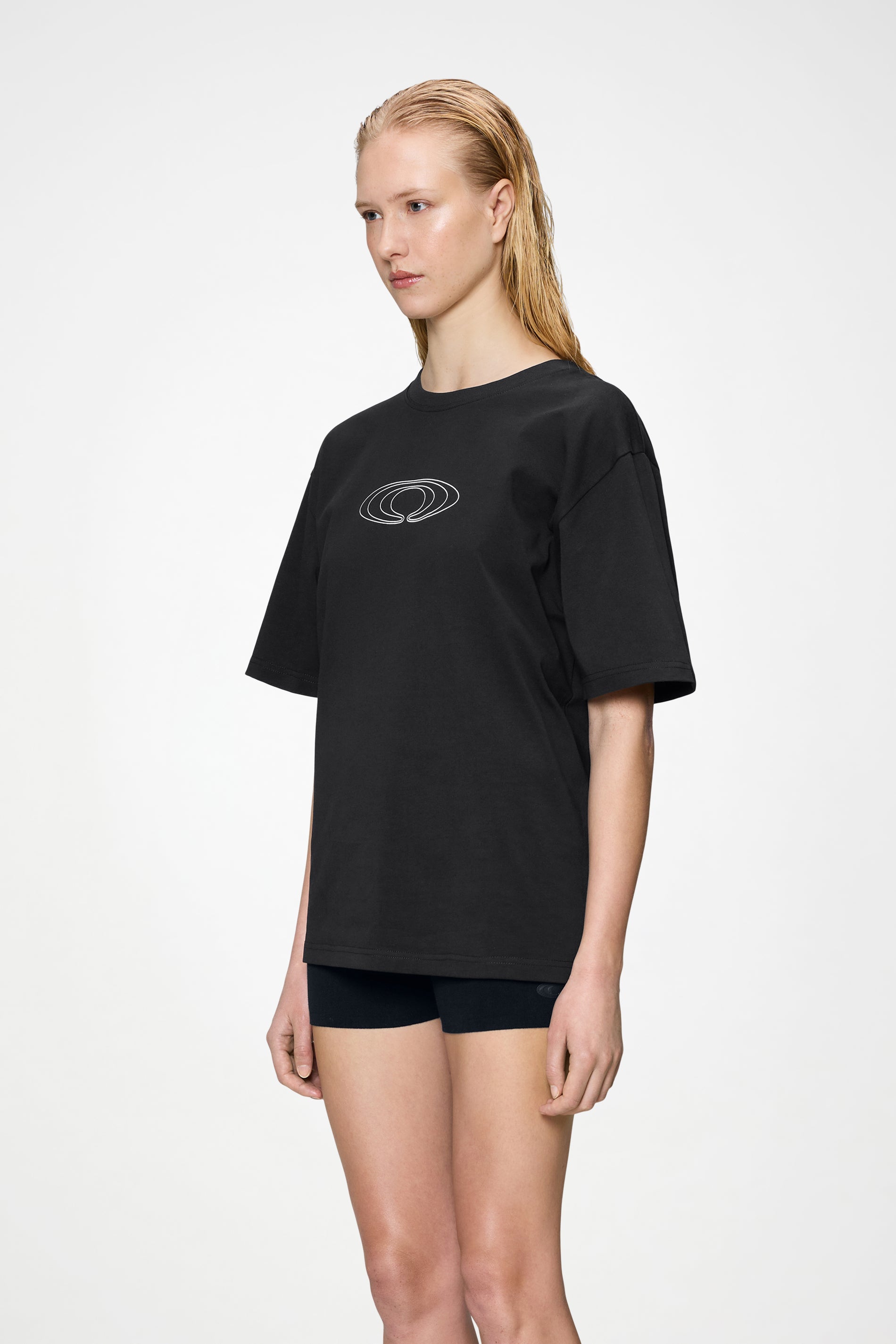 RAINS Classic T-shirt Splash Black Short Sleeve