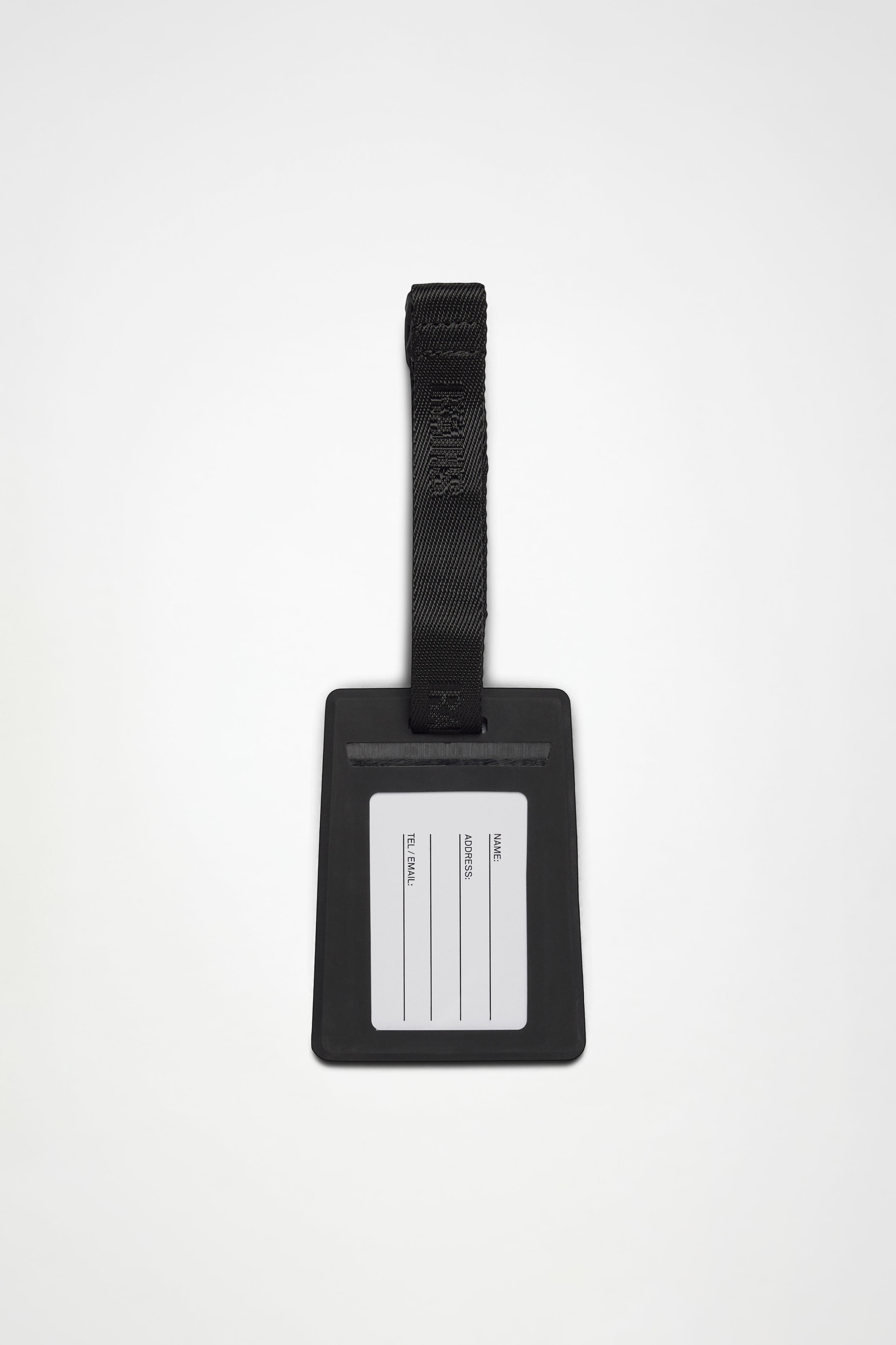 RAINS Travel Tag Black Travel Tag