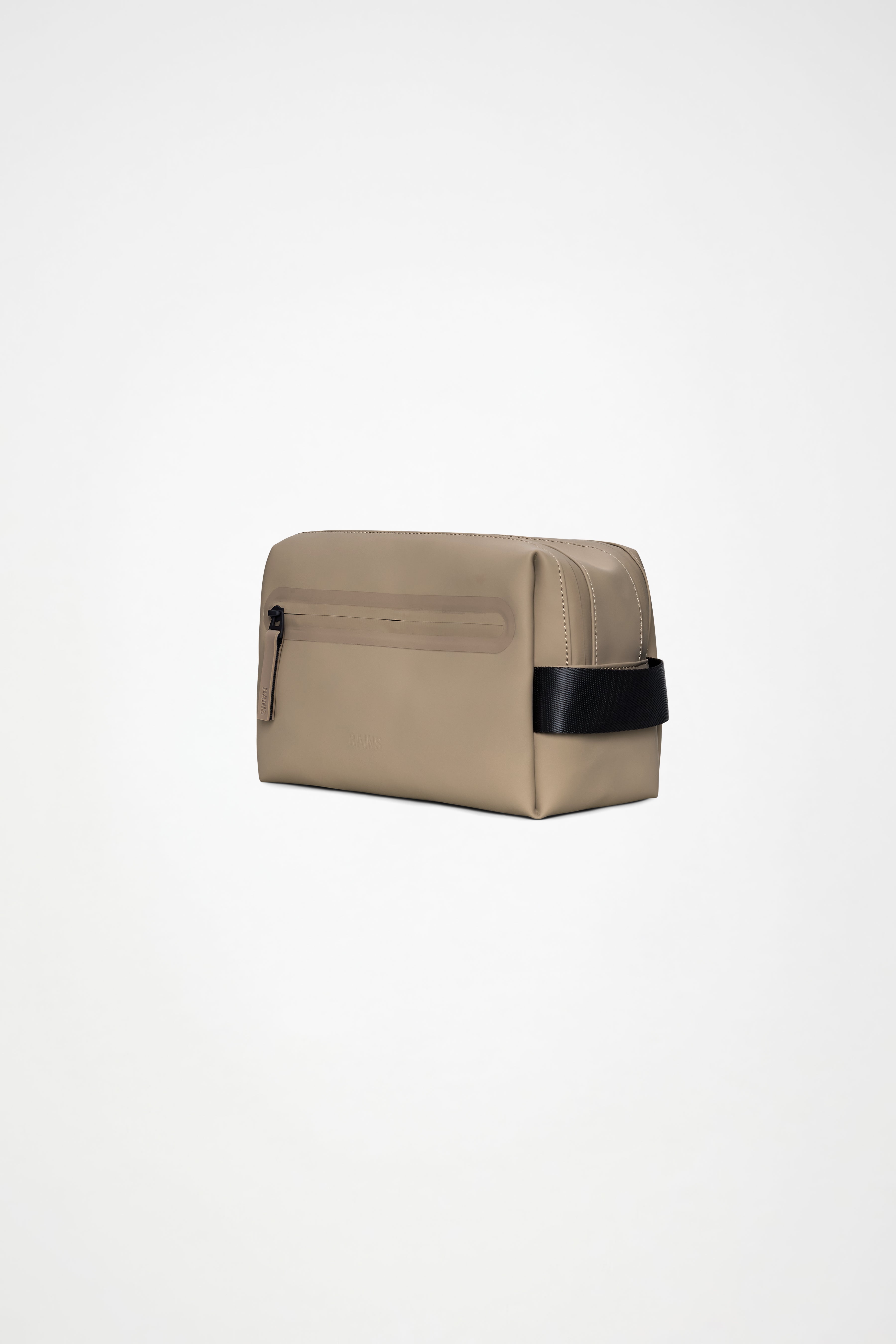 RAINS 2 Zip  Wash Bag Beige Wash Bag