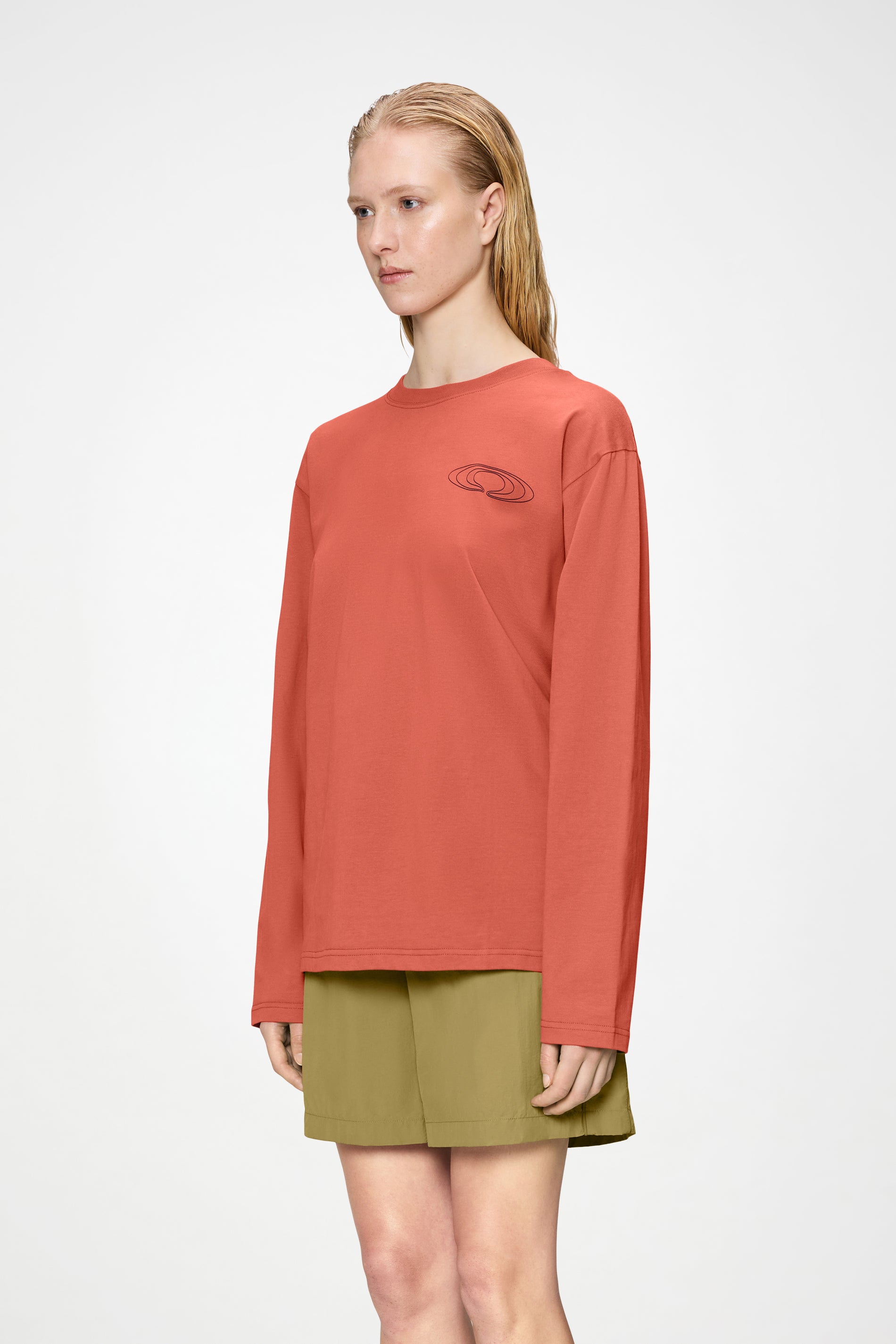 RAINS Classic Long Sleeve T-Shirt Kiln Long Sleeve