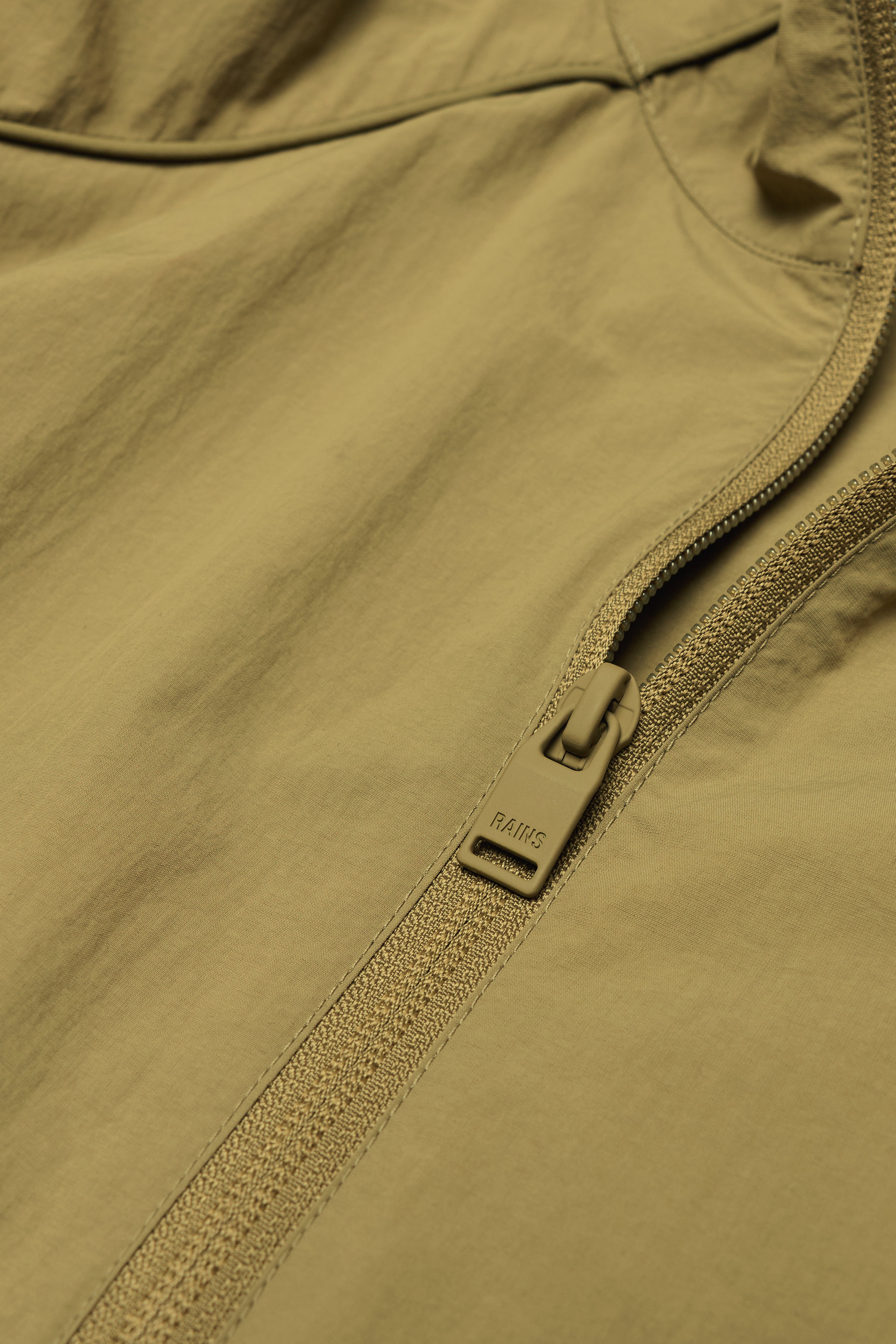 RAINS Cooldown Pocket Track Top Fawn Jacket