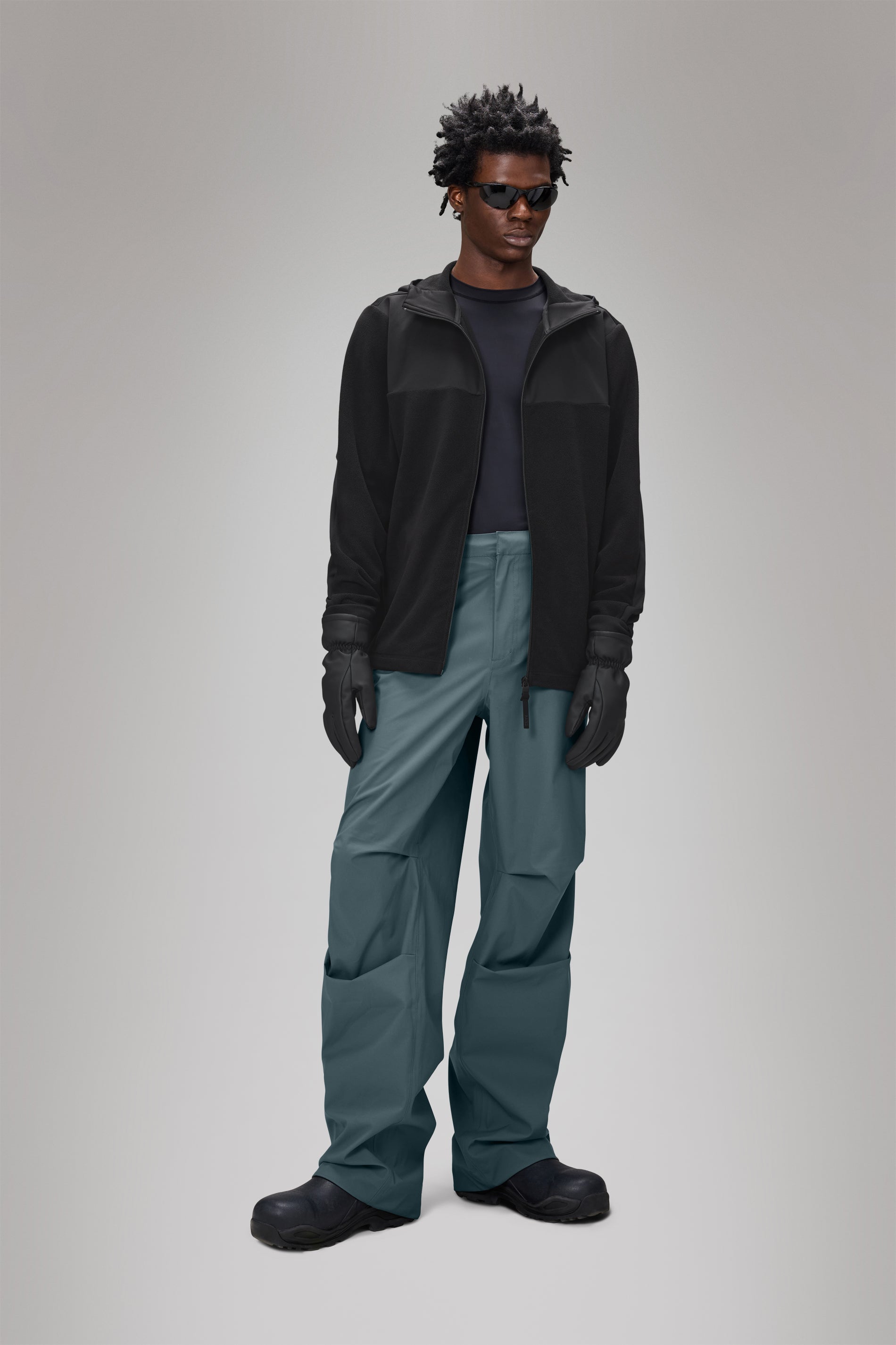 RAINS Sintra Fleece Reverse Jacket Black Jacket