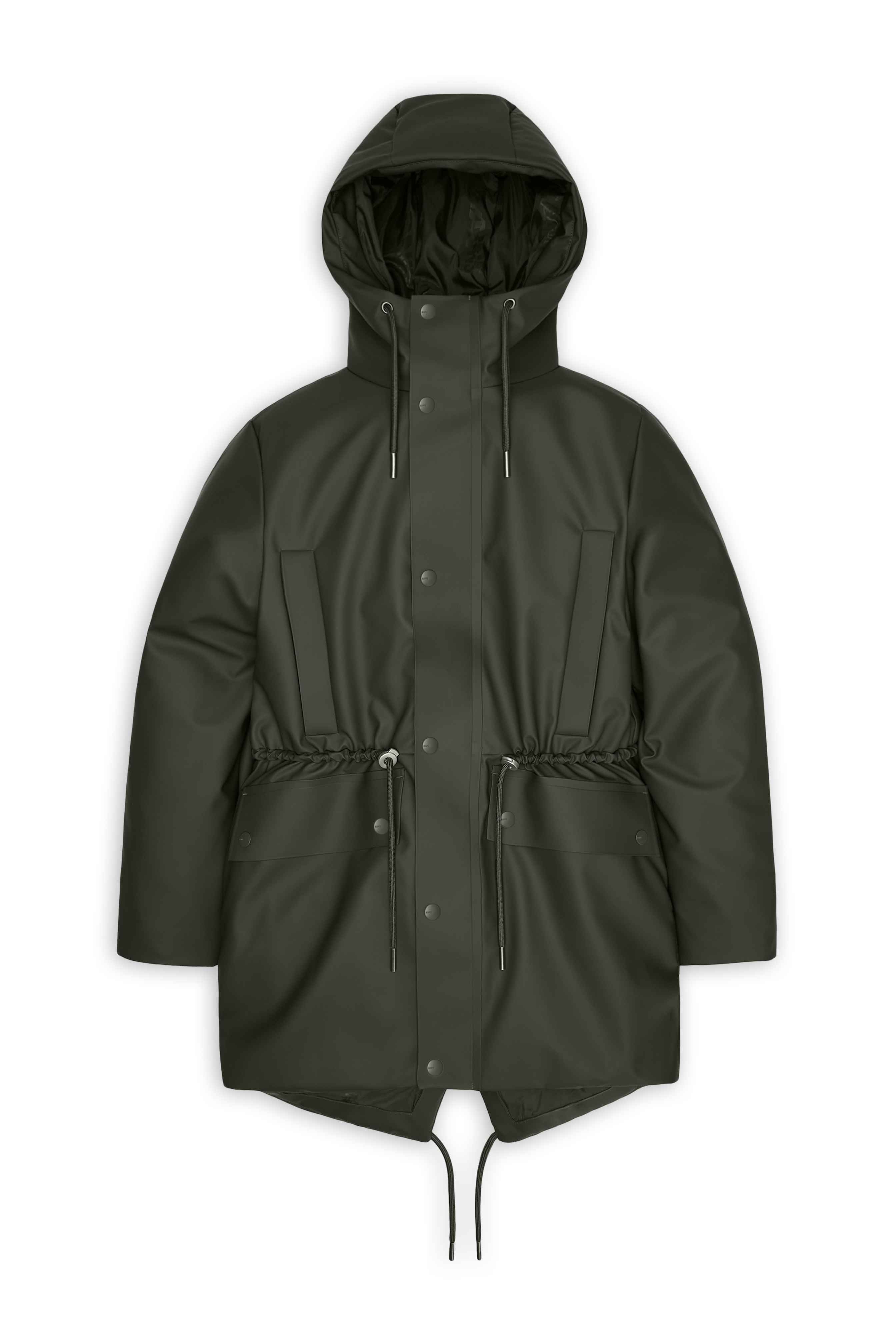 Rains Nome String W Parka Green Jacket