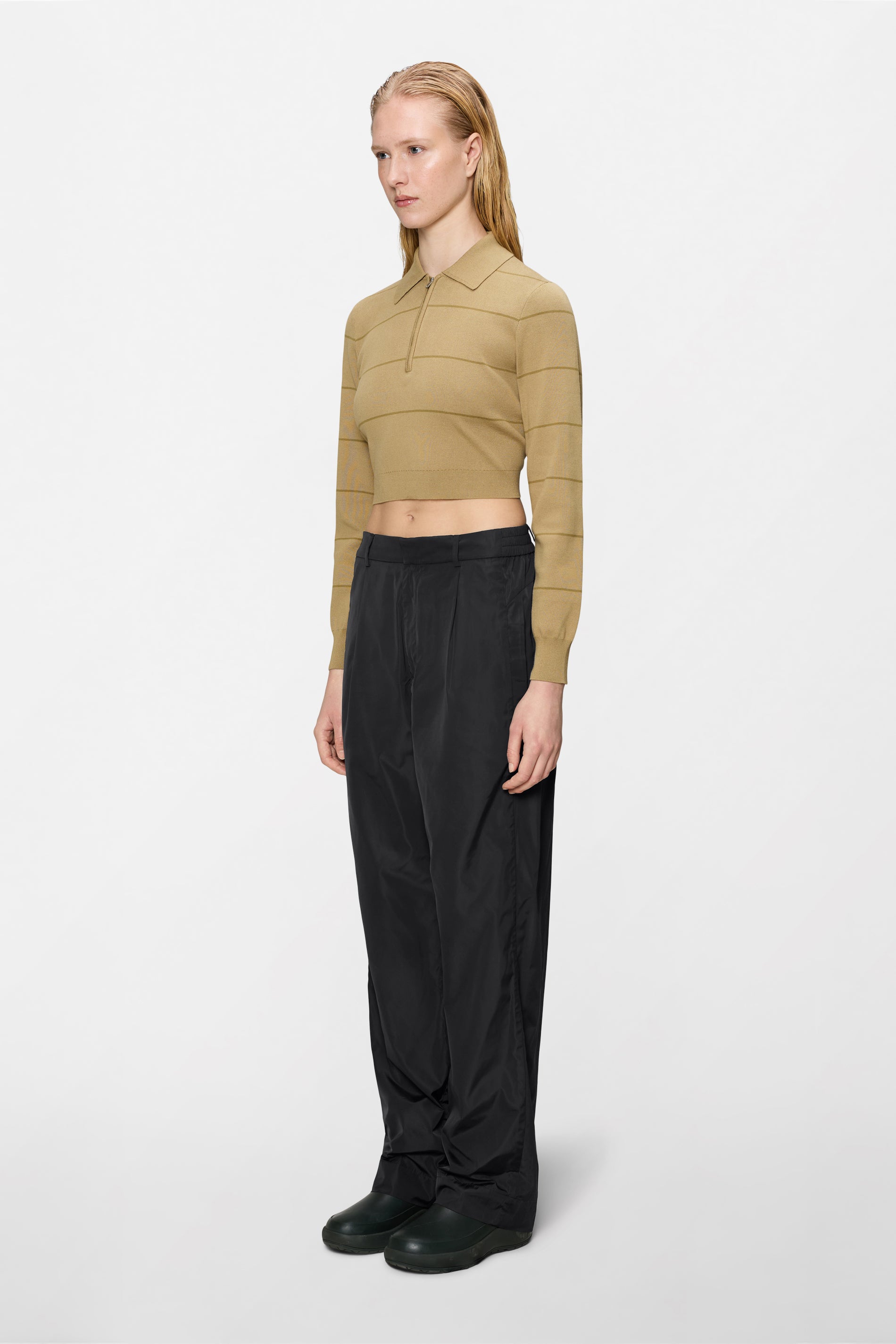 RAINS Relaxed Suit Pants Black Pants