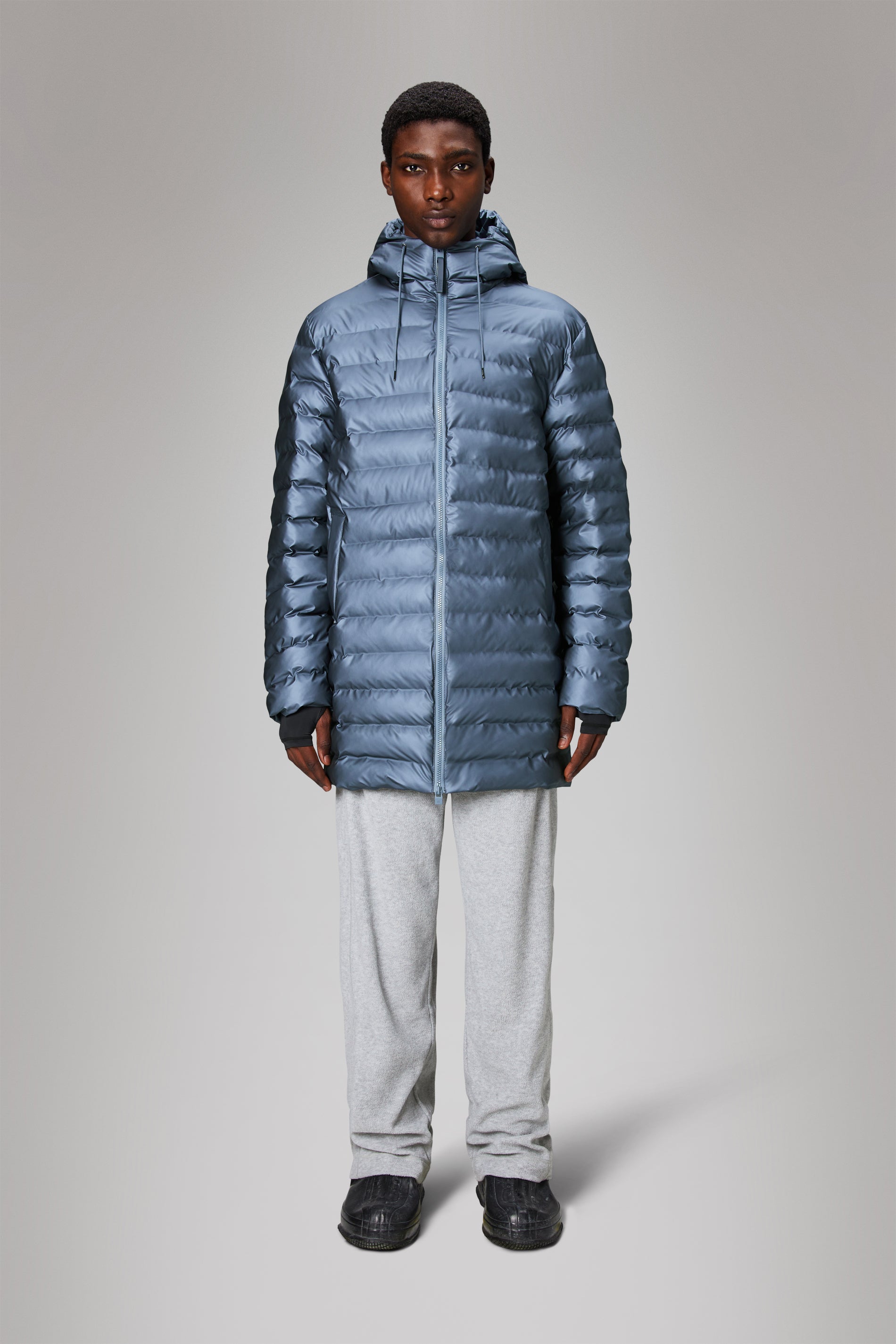 RAINS Lohja Long Puffer Jacket Bay Jacket