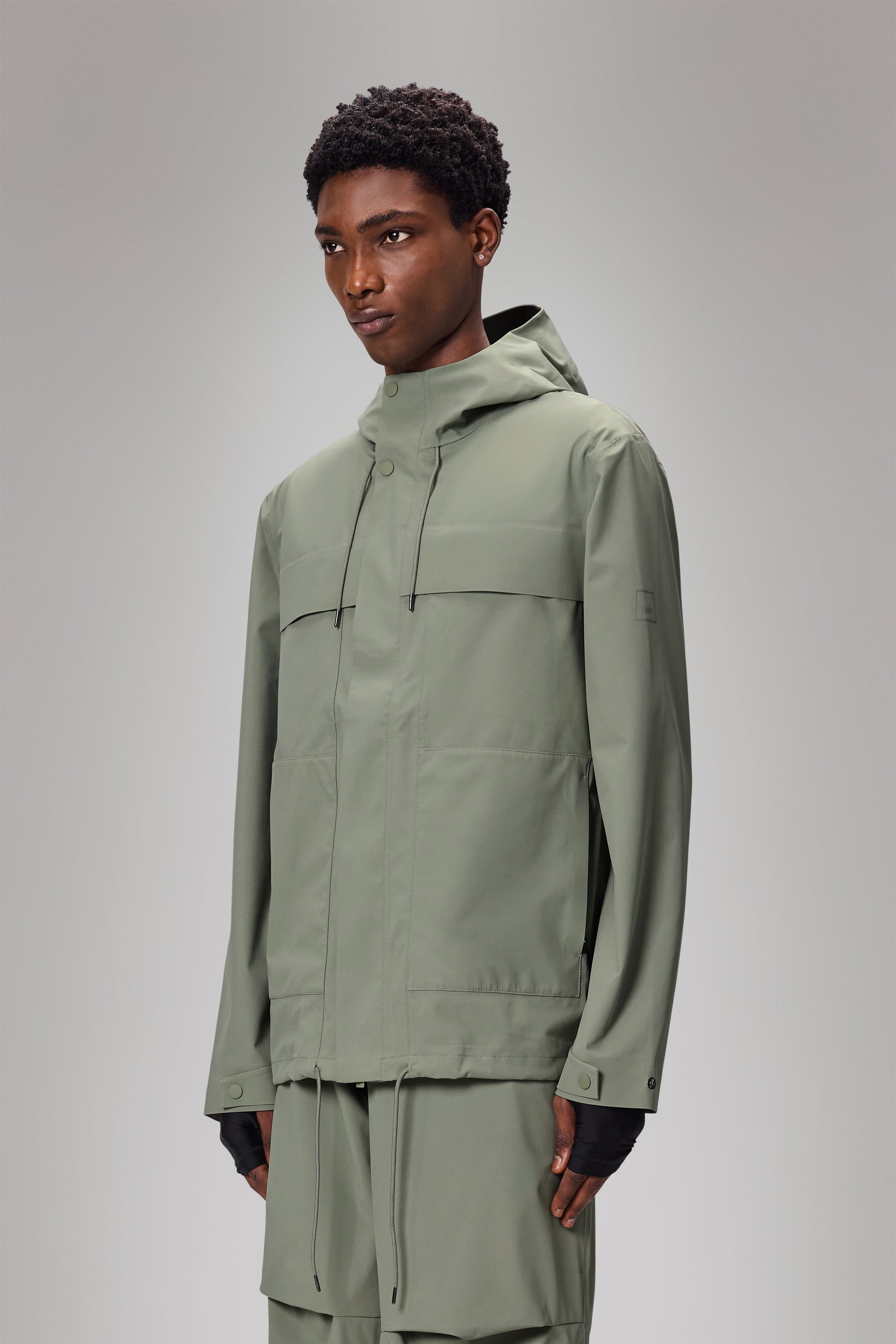 RAINS Suva Hardshell Cargo Jacket Drift Jacket