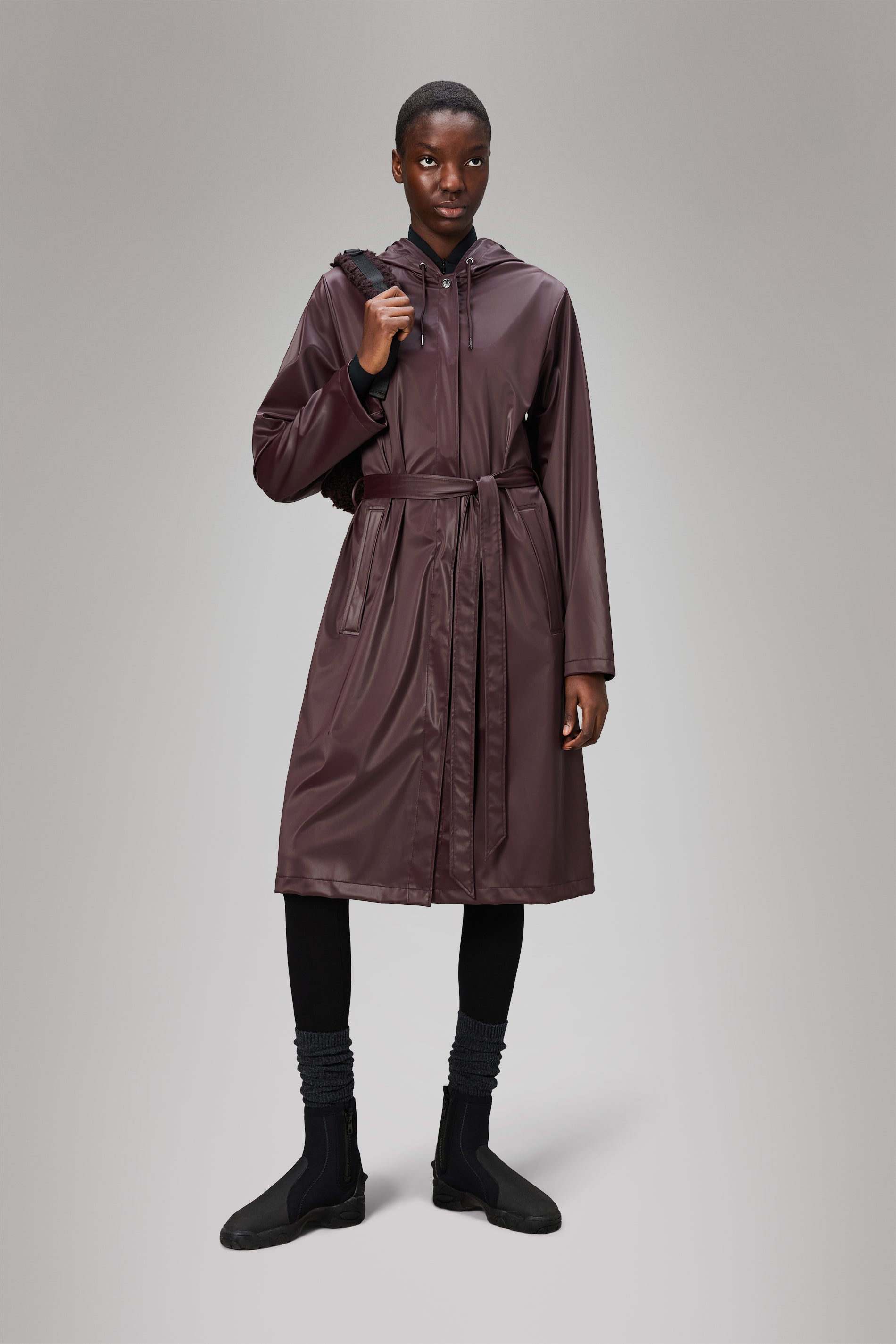 Rains A-Line Longer W Jacket Depth Jacket