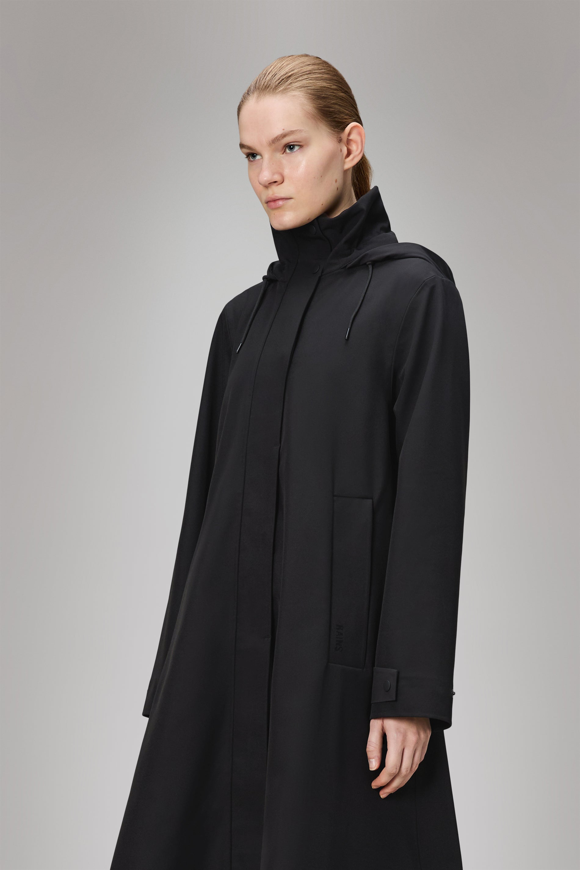 Rains Suva Vision Softshell A-Line W Jacket Black Jacket