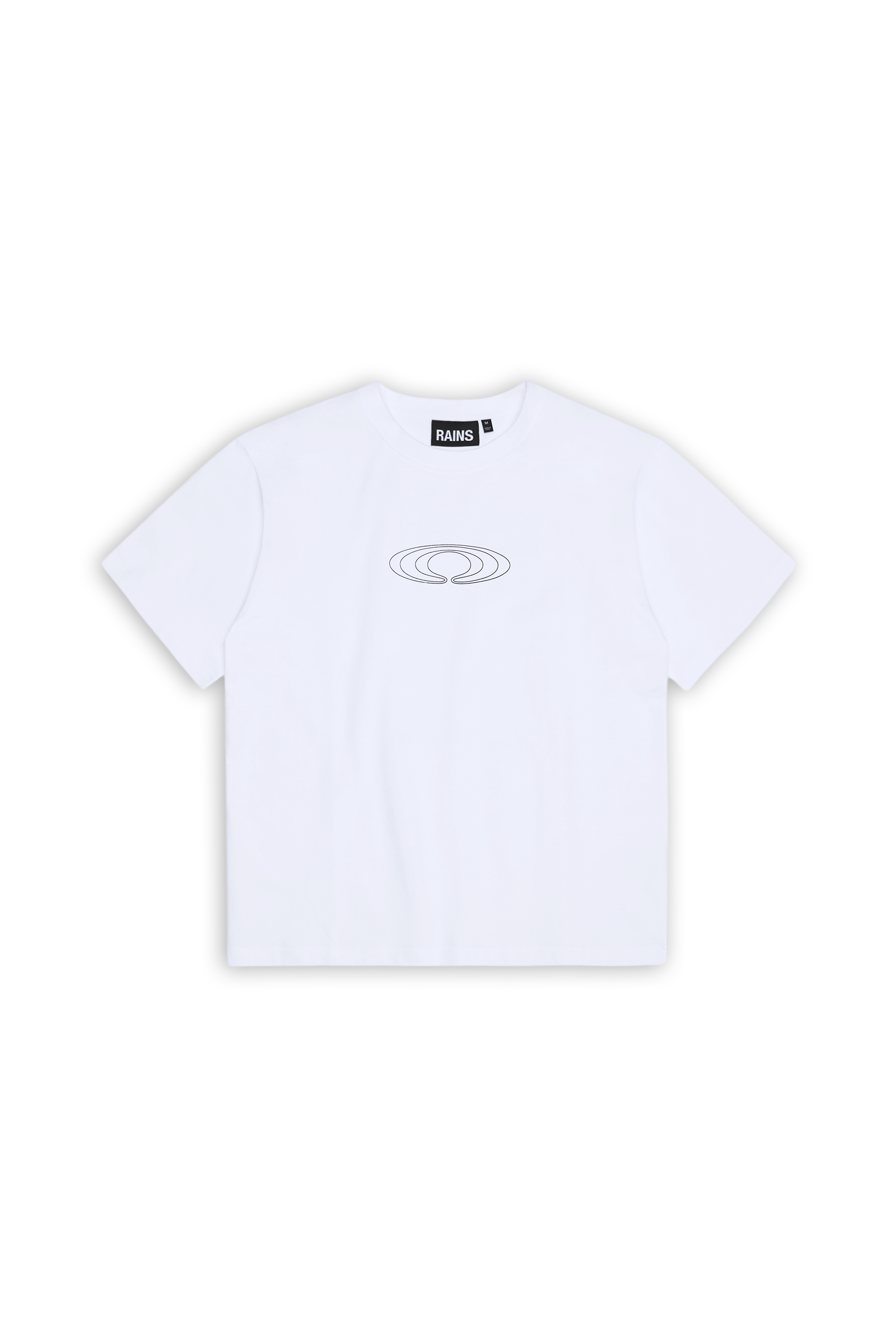 RAINS Classic T-shirt Splash White Short Sleeve