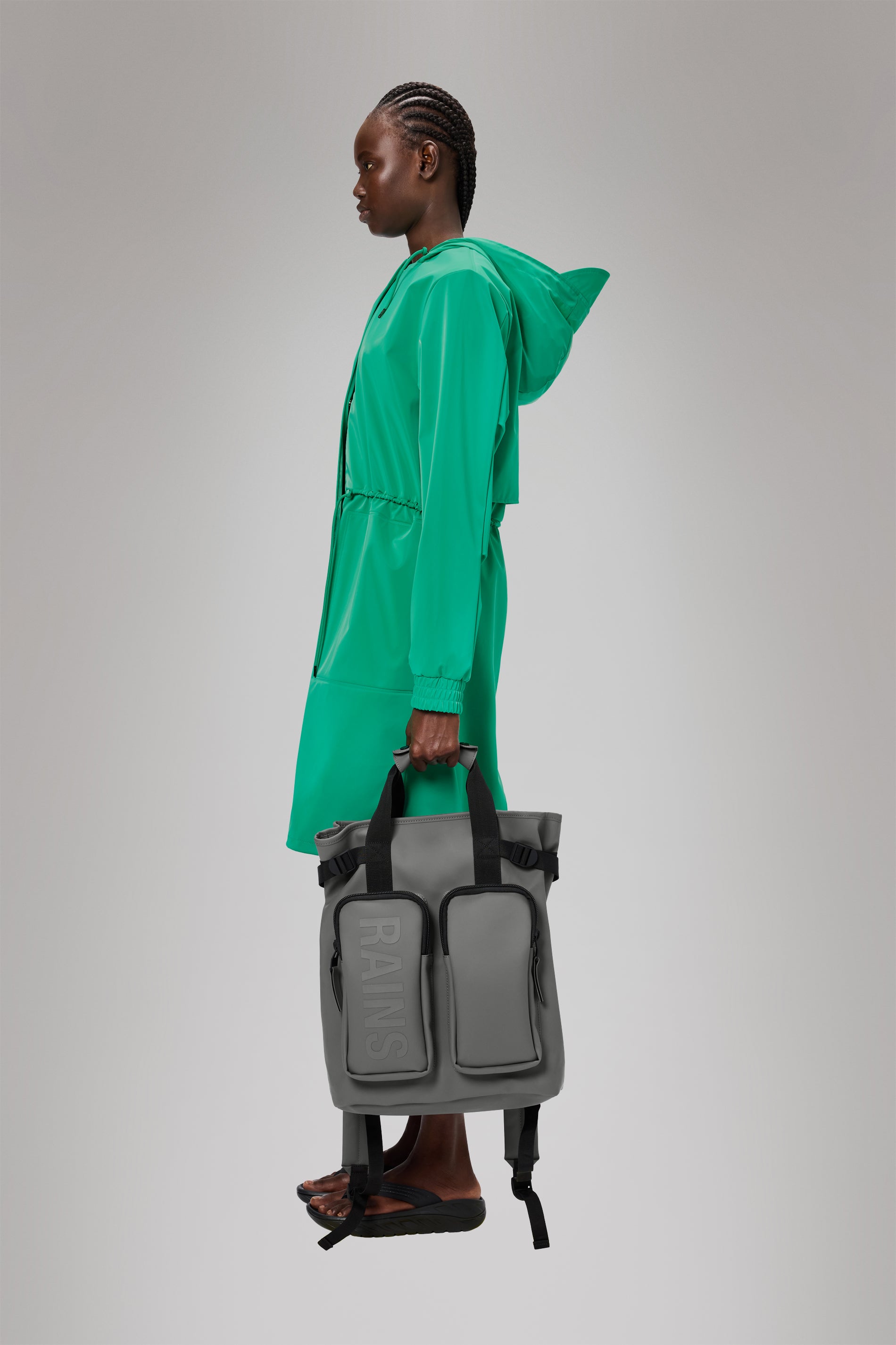 RAINS Texel Tote Backpack Grey Backpack