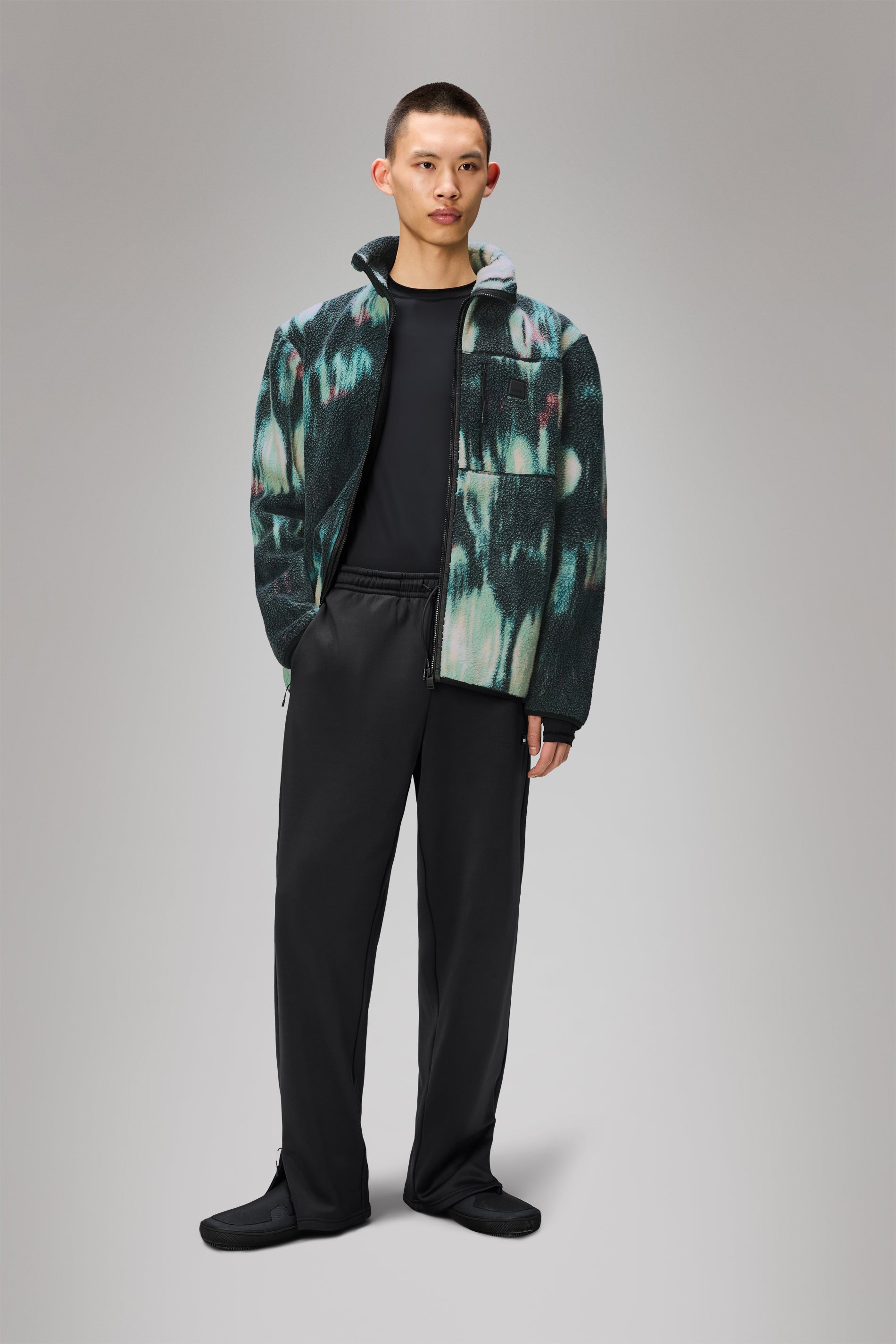 RAINS Sintra Fleece Pants Regular Black Pants