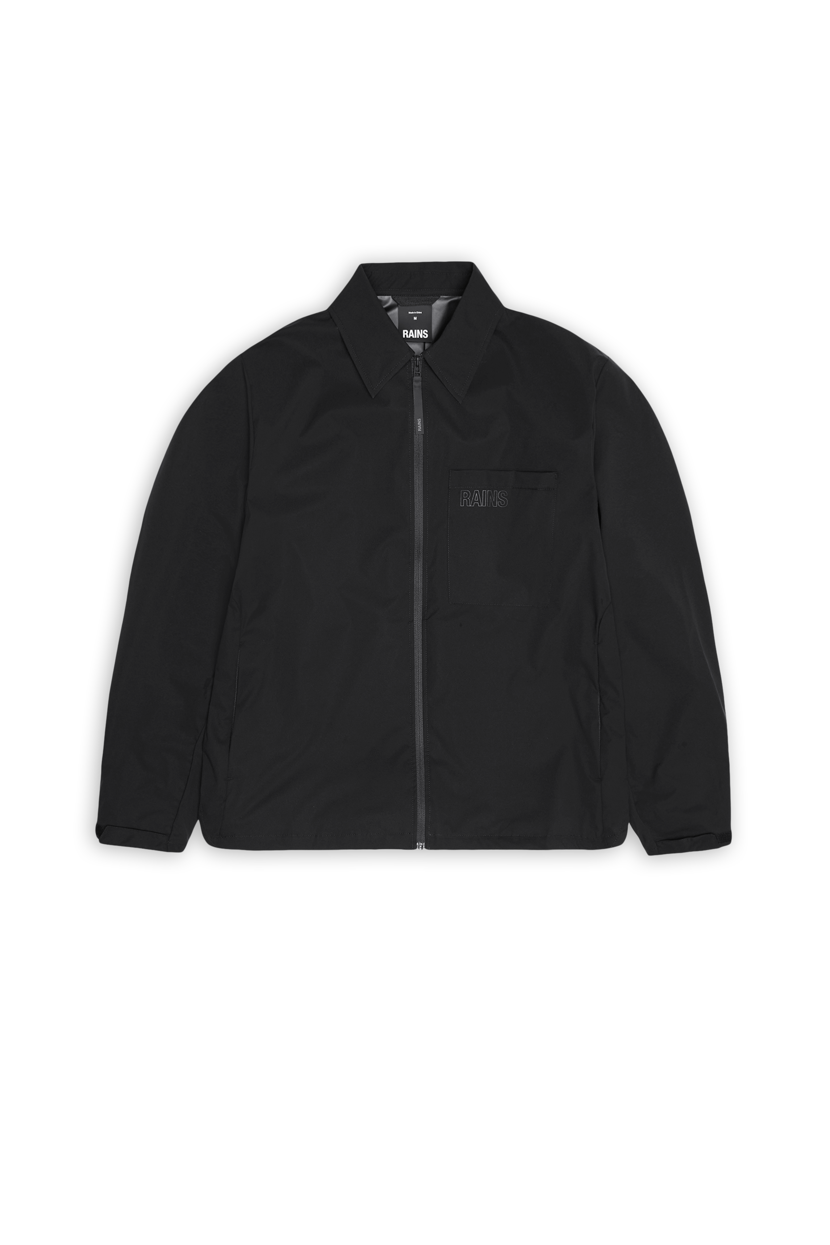 RAINS Mito Overshirt Black Long Sleeve