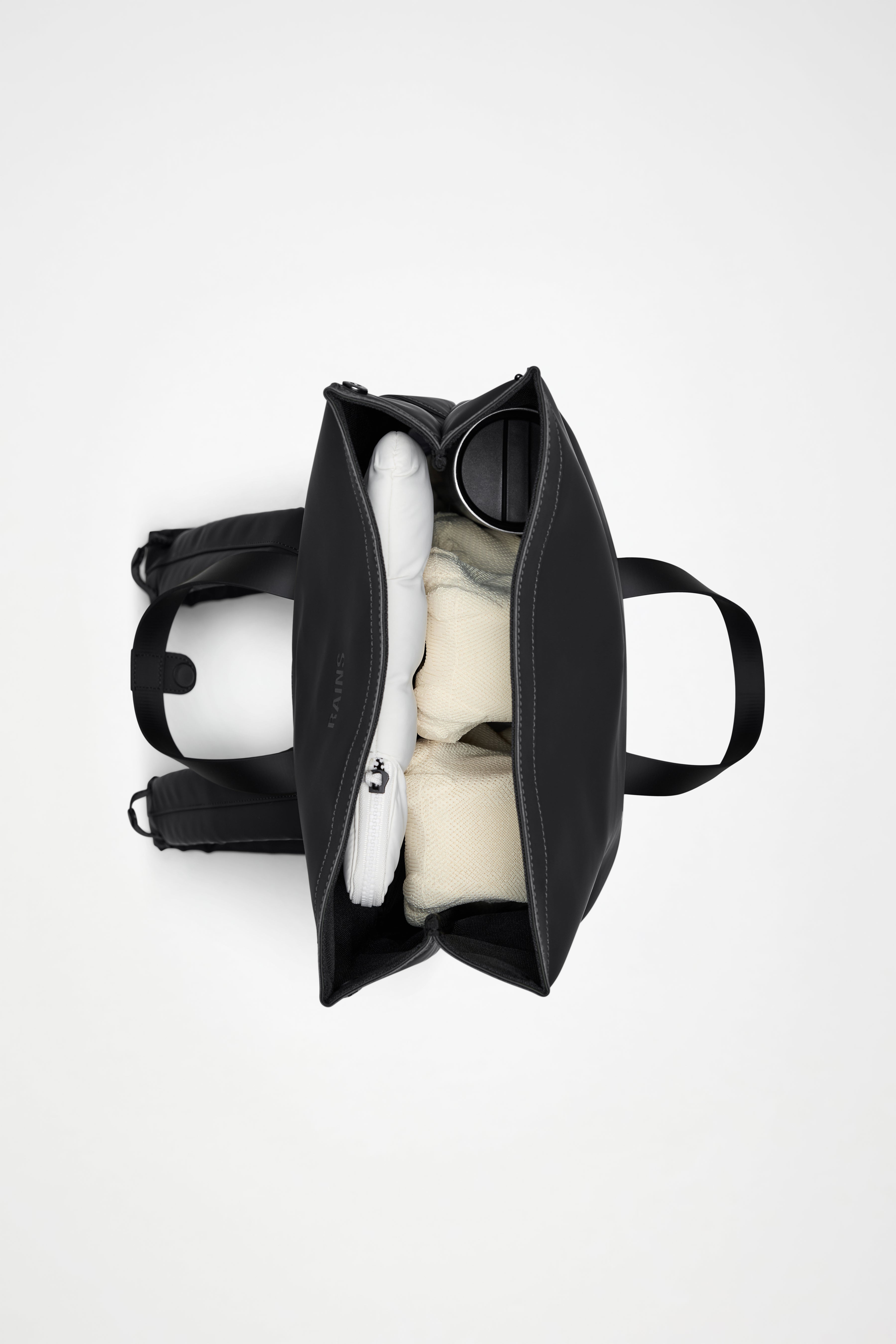 RAINS 2 Way Tote Backpack Raven 15L H58 x D12 x W33 cm Backpack