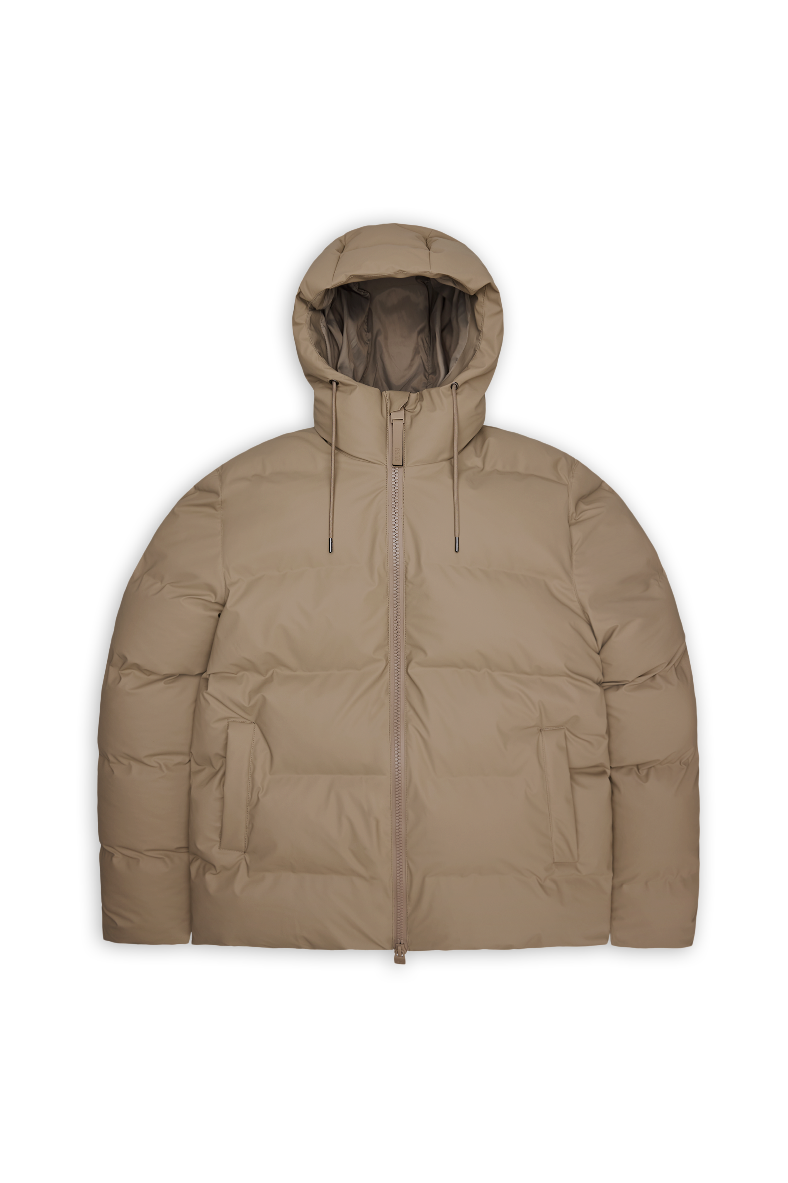 Rains Alta Puffer Jacket Beige Jacket