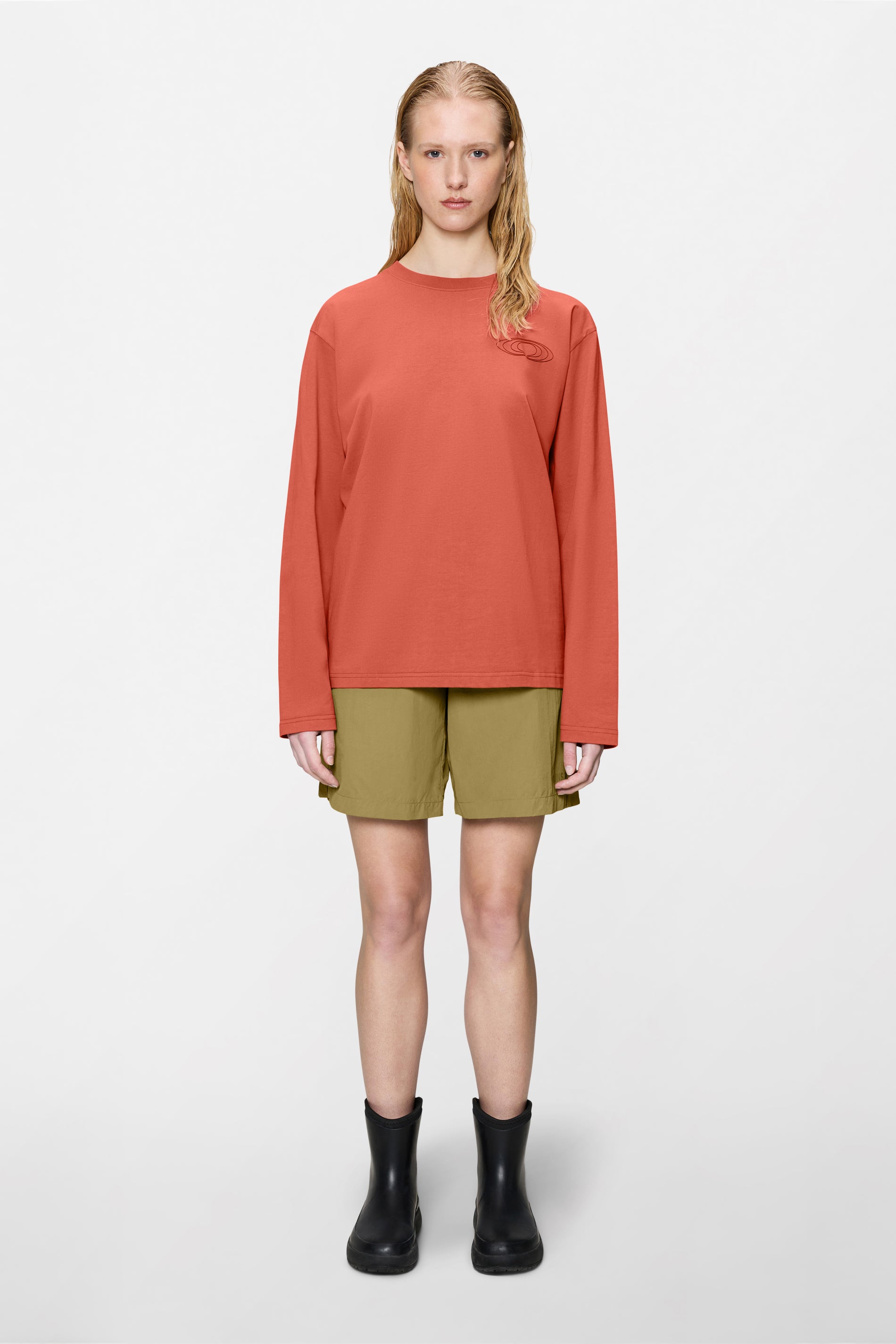 RAINS Classic Long Sleeve T-Shirt Kiln Long Sleeve