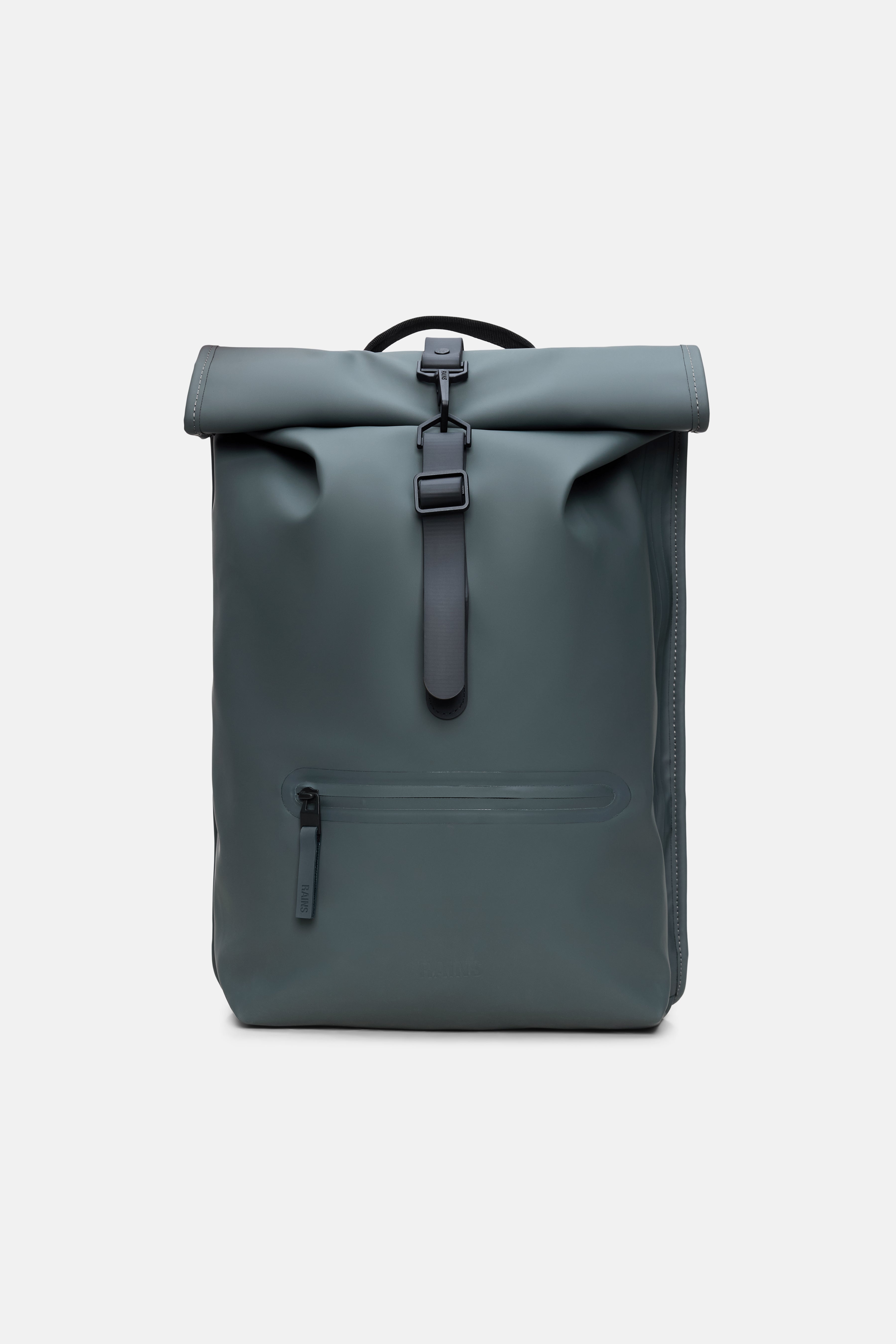 RAINS Rolltop Rucksack Dark Grey 19L H48 x D11 x W32 cm Backpack