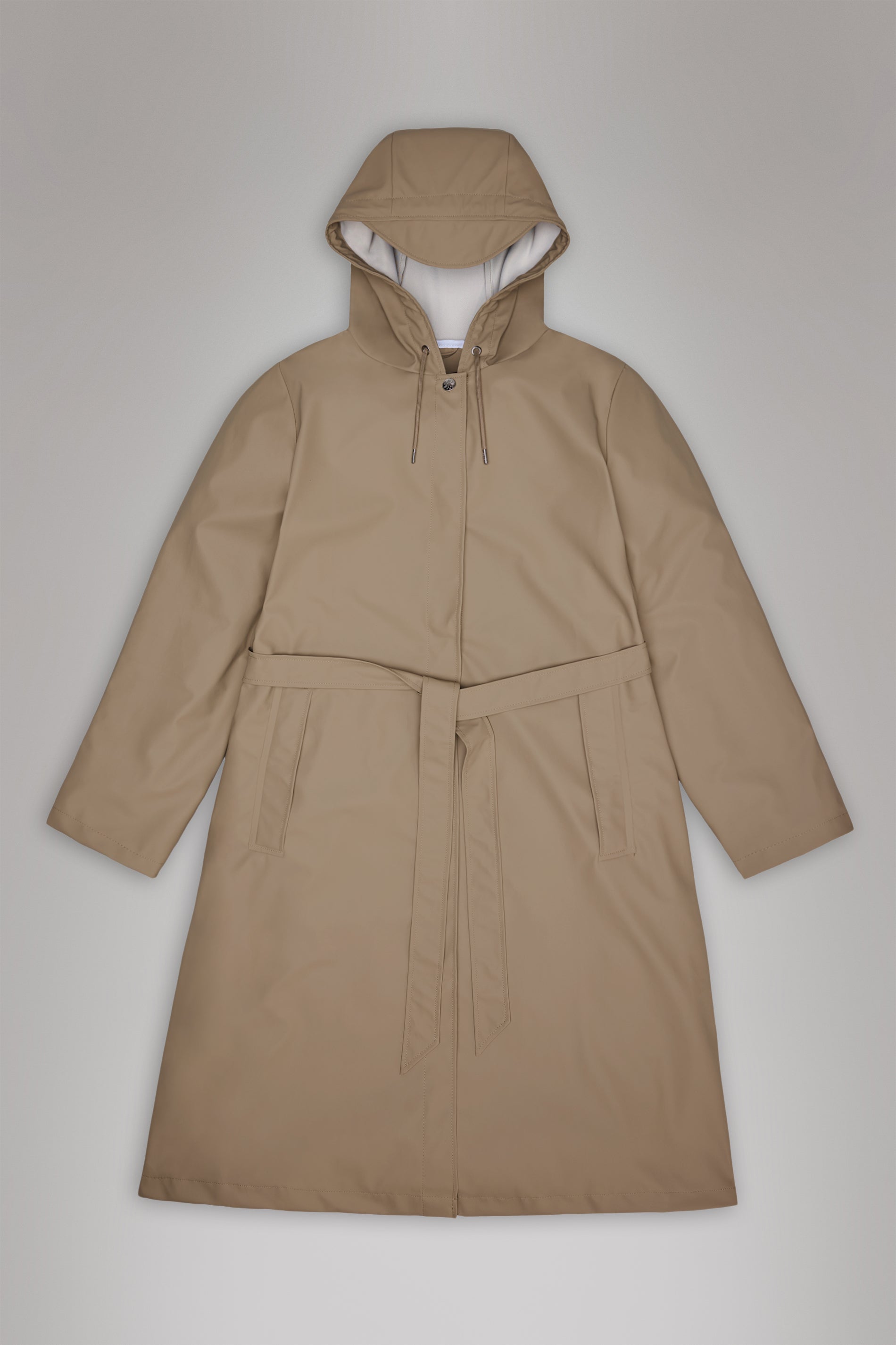 Rains A-Line Longer W Jacket Beige Jacket