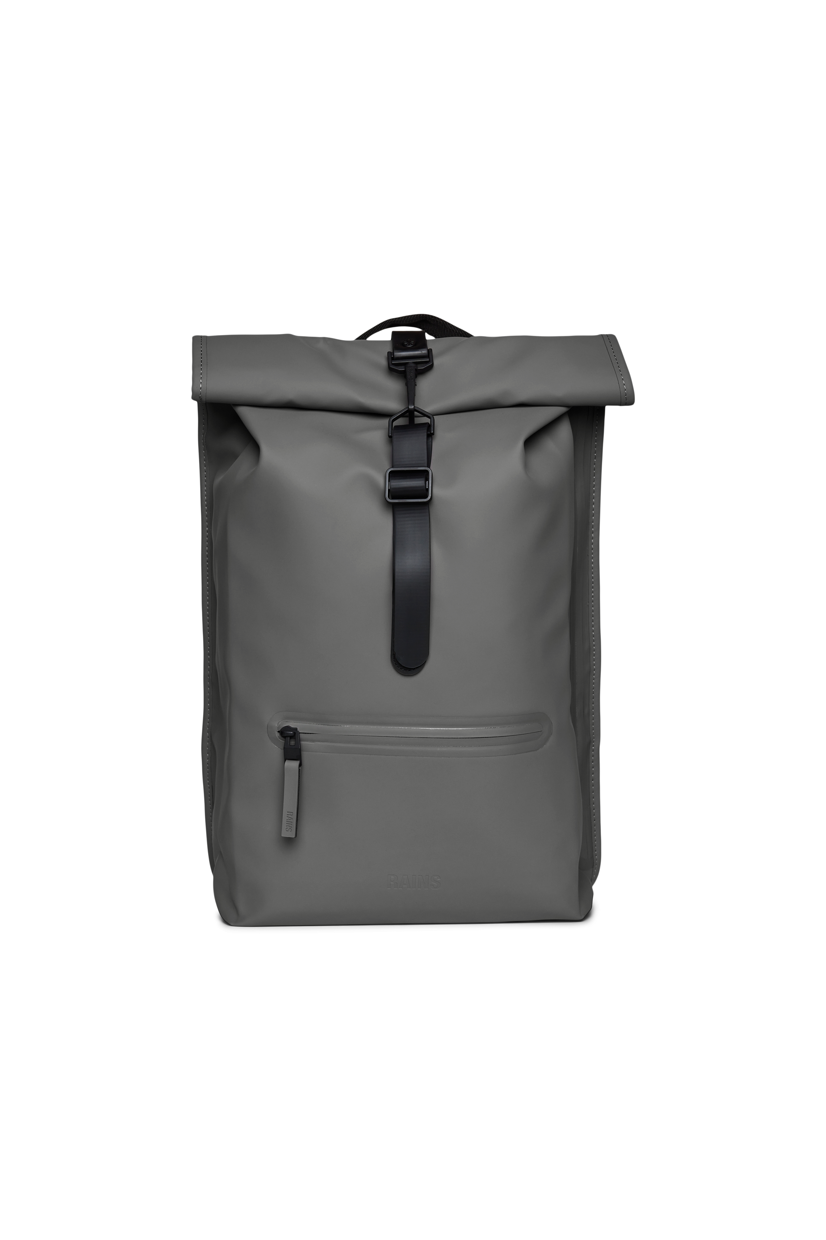 RAINS Rolltop Rucksack Grey 17L H60 x D11 x W32 cm Backpack