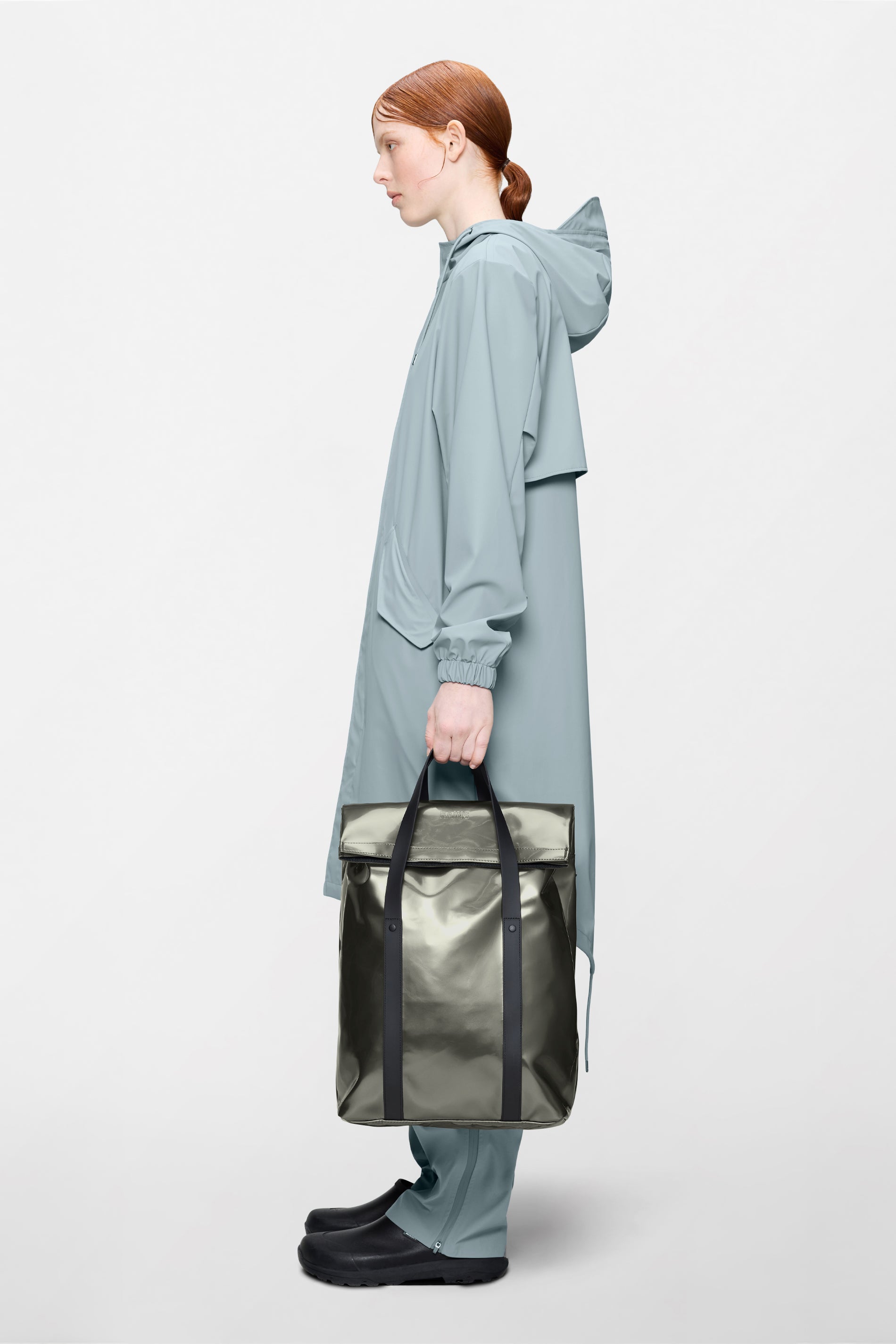 RAINS 2 Way Tote Backpack Raven 15L H42 x D12 x W30 cm Backpack