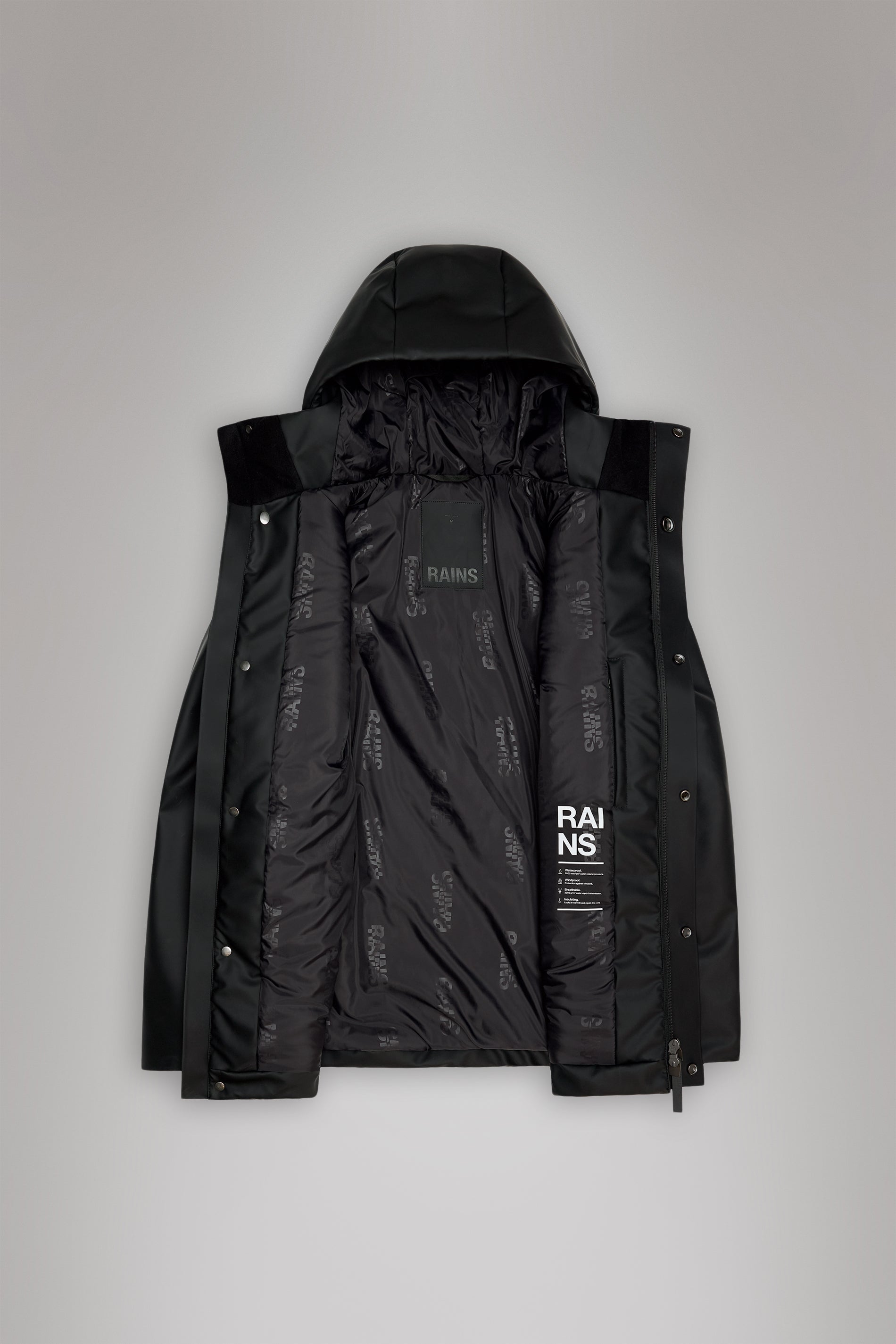 RAINS Nome Parka Navy Jacket