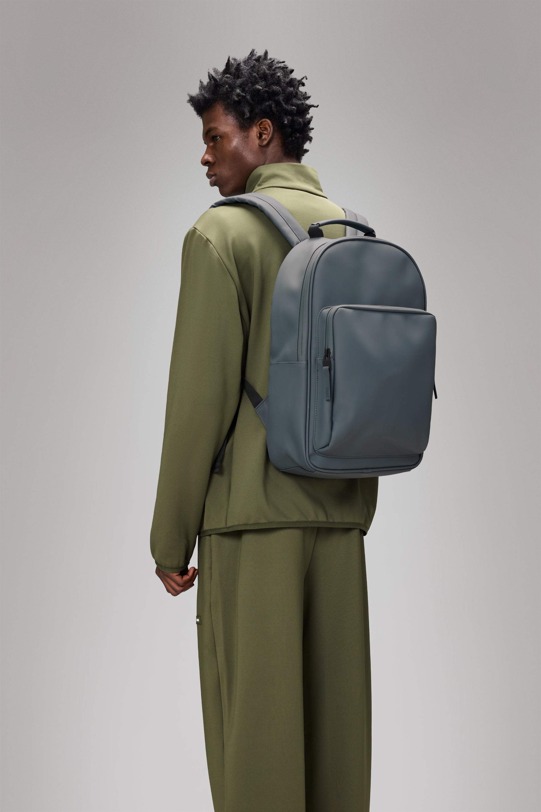 RAINS Book Daypack Large Lagoon 15L H45 x D12 x W30 cm Backpack