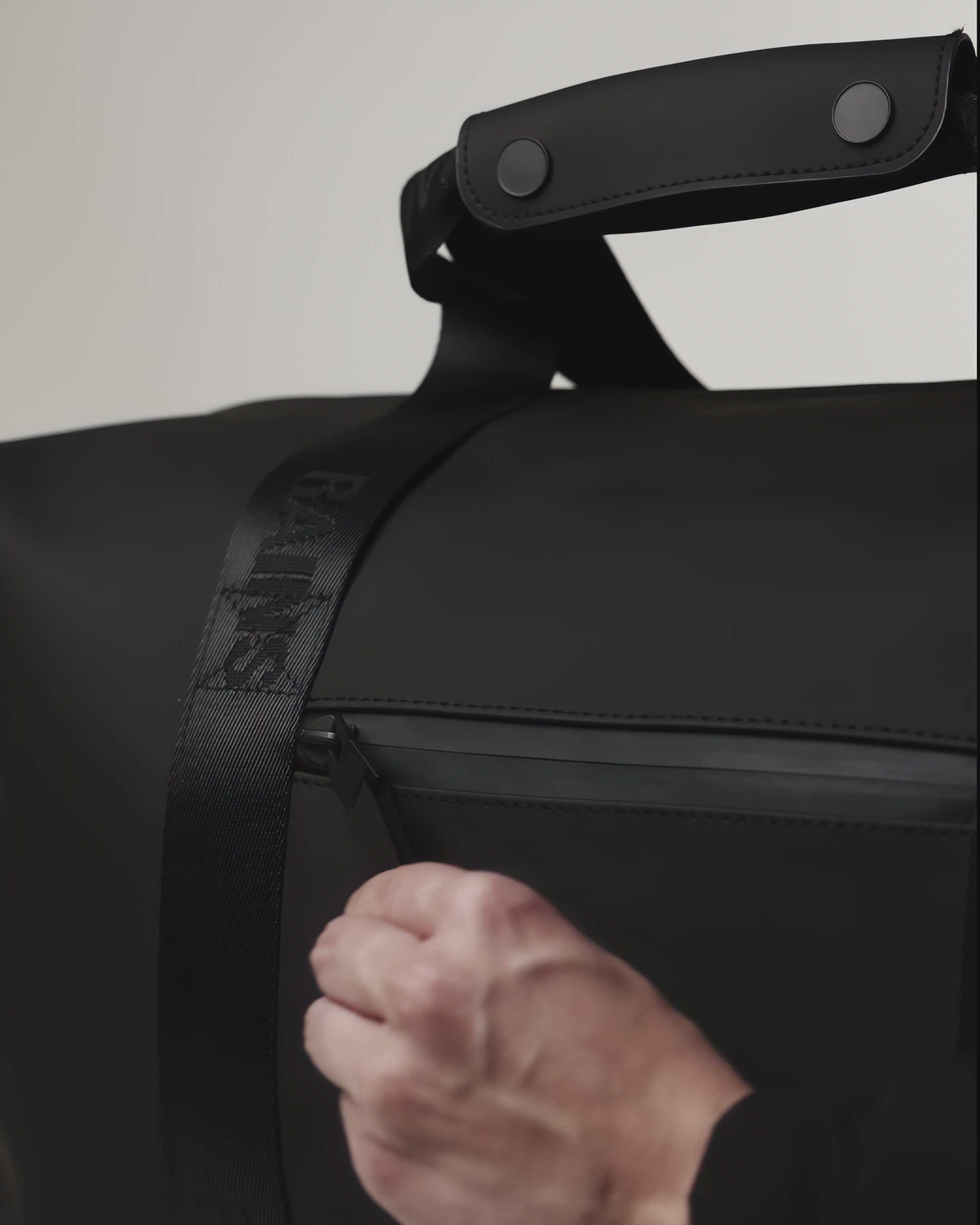 Front zip pocket